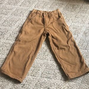 Carhartt flannel lined carpenter pants